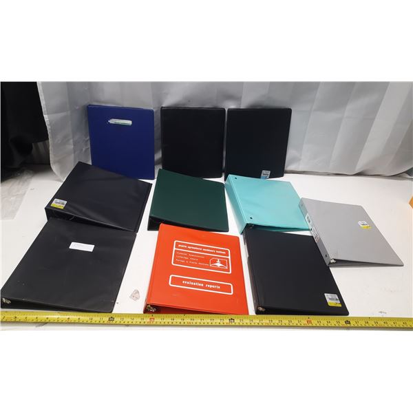 Lot of 10 File Folders.