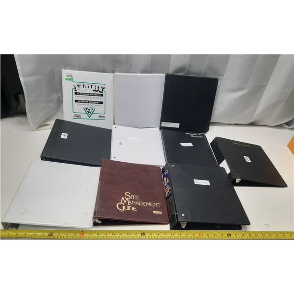 Lot of 10 File Folders.