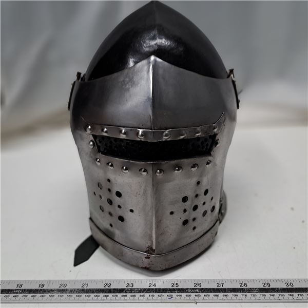 knight helmet prop(made of metal)
