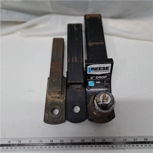 3- 2" drop hitches