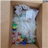Image 1 : box full of bubble gum pack holders for despencer