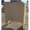 Image 2 : Birch wooden square Rolling Shelf with extra shelf ( Height 31 Inches by Width 22 by 16 inches)