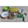 Image 1 : Kitchen Bowls, Plates, Measuring  Cups, Potato smasher, and etc