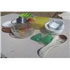 Image 2 : Kitchen Bowls, Plates, Measuring  Cups, Potato smasher, and etc
