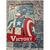 Image 1 : Tin Sign Captain America (Fighting For Victory)