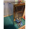 Image 9 : Two large dry goods dispensers in excellent condition with original nameplates. Each is about 18 inc