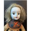 Image 4 : Vintage porcelain doll. About 18 inches tall.