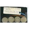 Image 1 : canadian 25 cent silver quarters- various years