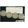 Image 1 : canadian 25 cent silver quarters- various years