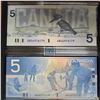 Image 4 : Limited edition last impressions canadian 5 dollar bills( with box)