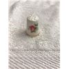 Image 11 : Glass and brass miniature house with mostly crystal and other knickknacks.