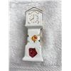 Image 9 : Glass and brass miniature house with mostly crystal and other knickknacks.