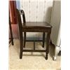 Image 10 : Sturdy set of small desks with shelf and chair. Desk 18” (46 cm) wide x 14.25” (36