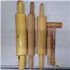 Image 1 : 4 wood rolling pins