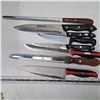 Image 2 : Assortment of 8 kitchen knives(in good condition)
