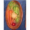 Image 2 : 5. Chalkware 2 Pieces fruit and vegetable