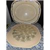 Image 6 : 26. 2 Vintage Platters 1. Staffordshire ‘Elijah Cotton” 2. Woods “Ivory W