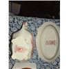 Image 4 : 33. Johnson Brothers “Haddon Hall” gravy boat on plate: New Hanoi 3 piece Condimen