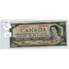 Image 1 : 1954 canadian devil face $100 bill