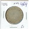 Image 1 : 1896 NFLD silver 50 cents coin