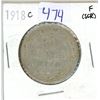 Image 1 : 1918c NFLD silver 50 cents coin