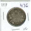 Image 1 : 1919 canadian silver 50 cents coin