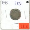 Image 1 : 1915 canadian silver 10 cents coin