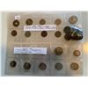 Image 1 : (All U.S. Coins) 1 - 1940 1c, 22 - 1943 (Steel) 1c, 1 - 1944 1c, 1 - 1946 1c, 1 - hole 5c, 1 - 1943 