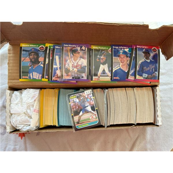 Box of Assorted Baseball Cards