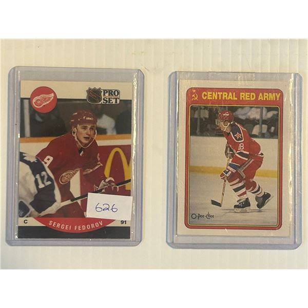 Sergei Federov - Rookie Cards (2)