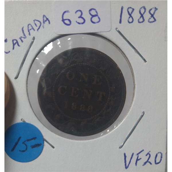 1888 Canadian Large Cent