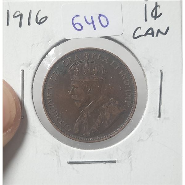 1916 Canadian Large Cent