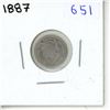 Image 1 : 1887 Canadian Silver Five Cents