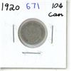 Image 1 : 1920 Canadian Silver Ten Cents