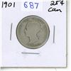 Image 1 : 1901 Canadian Silver Twenty Five Cents