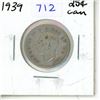 Image 1 : 1939 Canadian Silver Twenty Five Cents