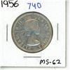 Image 1 : 1956 Canadian Silver Fifty Cents