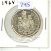 Image 1 : 1964 Canadian Silver Fifty Cents