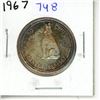 Image 1 : 1967 Canadian Silver Fifty Cents - Toned