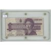 Image 1 : 2000 Canadian 1 Million Dollar Bill In Protective Case