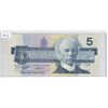 Image 1 : 1986 Canadian Five Dollar Bill
