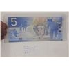 Image 2 : 2002 Canadian Five Dollar Bill.