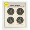 Image 1 : 1980 Calgary Stampede Dollar Set - Four Mint Marks