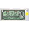 Image 1 : 1867 – 1967 $1 Centennial note with No Serial Numbers. Beattie-Rasminsky signatures. BC-45a