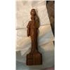 Image 1 : hand carved sturdy wooden statues