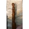 Image 2 : hand carved sturdy wooden statues