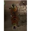 Image 2 : pair of hand turned wooden lampbases, heavy with a beautiful grain
