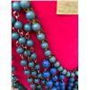 Image 3 : Bib necklace in blue and greens