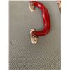 Image 5 : 1960 record carrying case. Shows some wear but in great condition. This is a very strong little carr