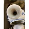 Image 12 : Very unique collection included green, blue and white green teapot, mud statue of fisherman, collect